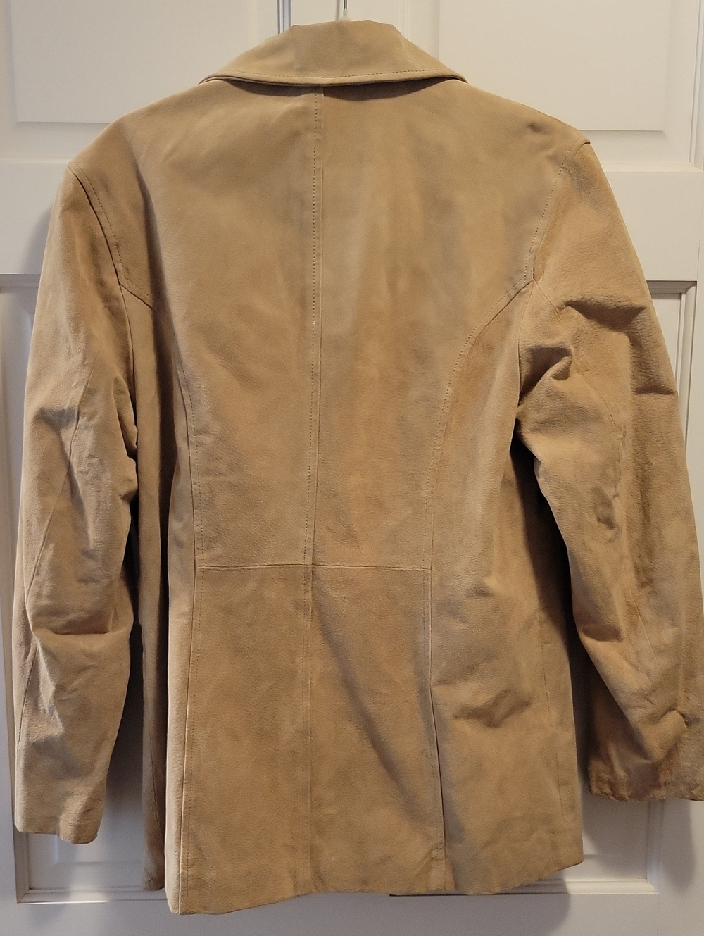 Vintage Wilsons Leather Tan Genuine Suede Jacket Coat Medium - Picture 5 of 5